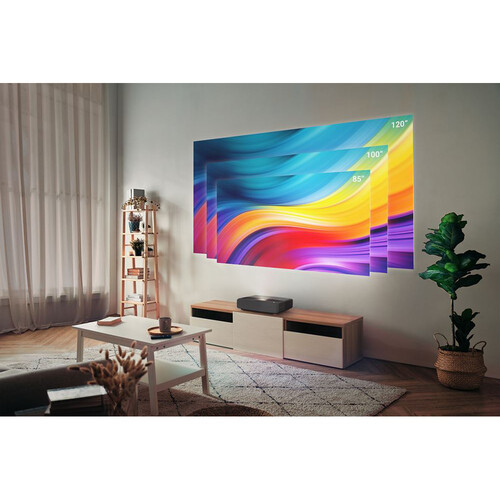Optoma Technology L1 1050-Lumen XPR UHD 4K Ultra Short-Throw 4-LED Projector