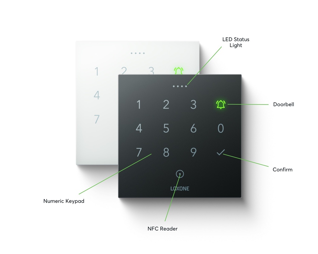 Loxone NFC Code Touch Tree Anthracite