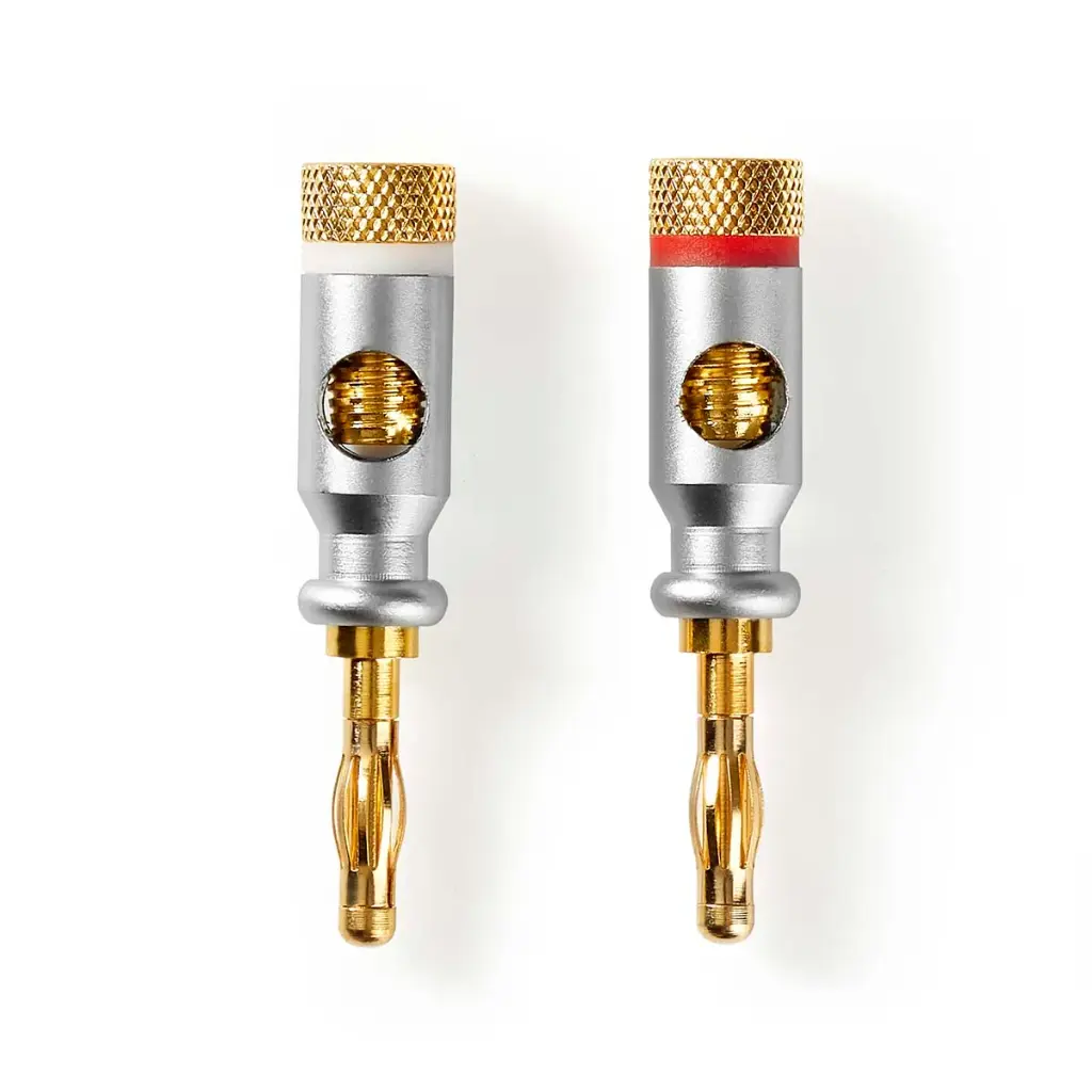 Nedis CAGC26900ME Banana Connector | Straight | Male