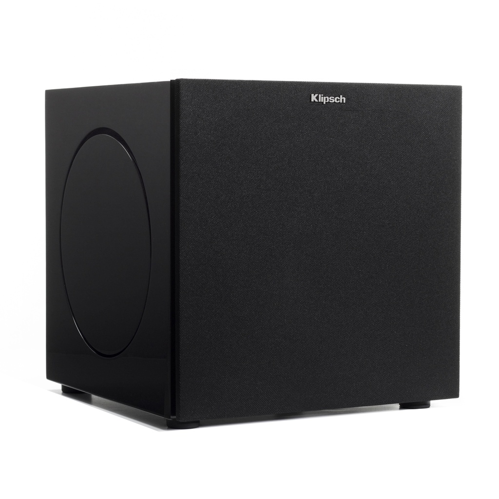 Klipsch C-310ASWi Subwoofer, Line-Level Dual RCA, Balanced Line-Level XLR, High-Level Speaker, 2.4gHz Wireless capable (with optional WA-3 Transmitter)-Black