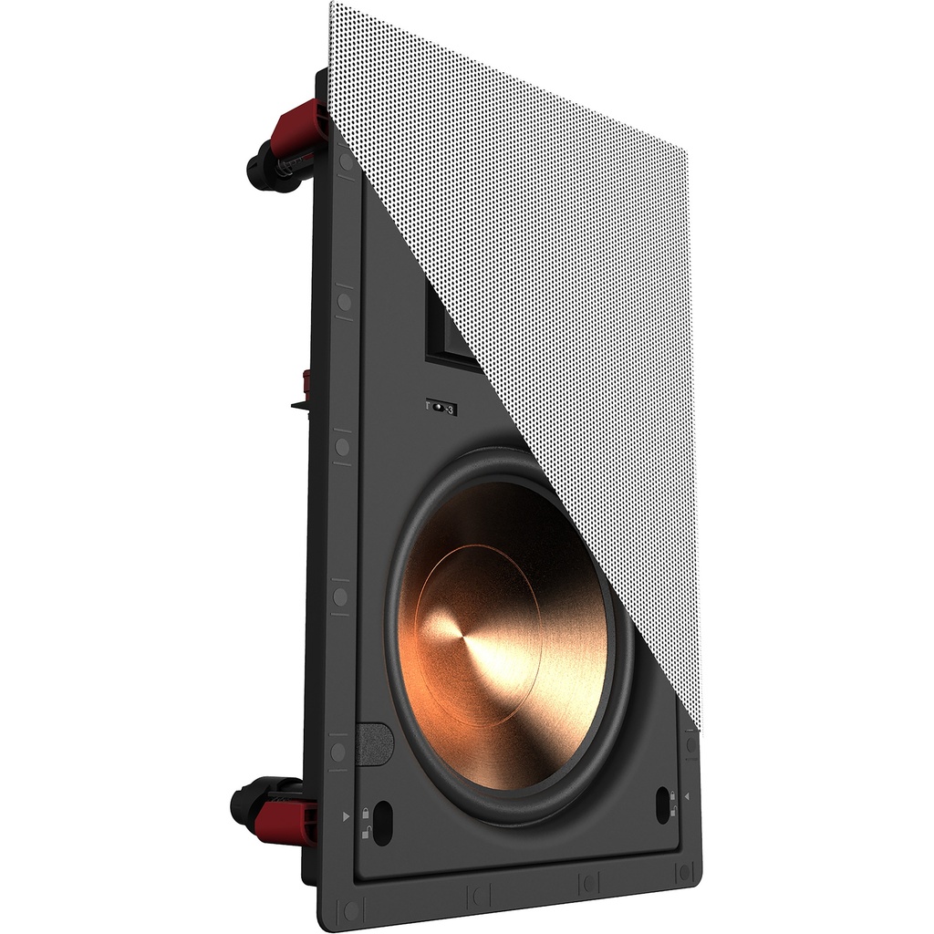 Klipsch PRO-18RW Wall speaker,  Professional Series Reference speakers are the ideal choice for custom home installation audio-White(Pcs)
