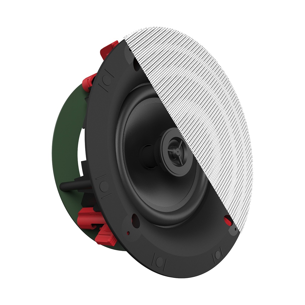 Klipsch CS-16CSM Celling Speaker, features a 6.5” Polymer woofer and a 1” Polymer tweeter. Utilizing the Sky Hook® patented Cinch by Swarm Installation System-White(Pcs)