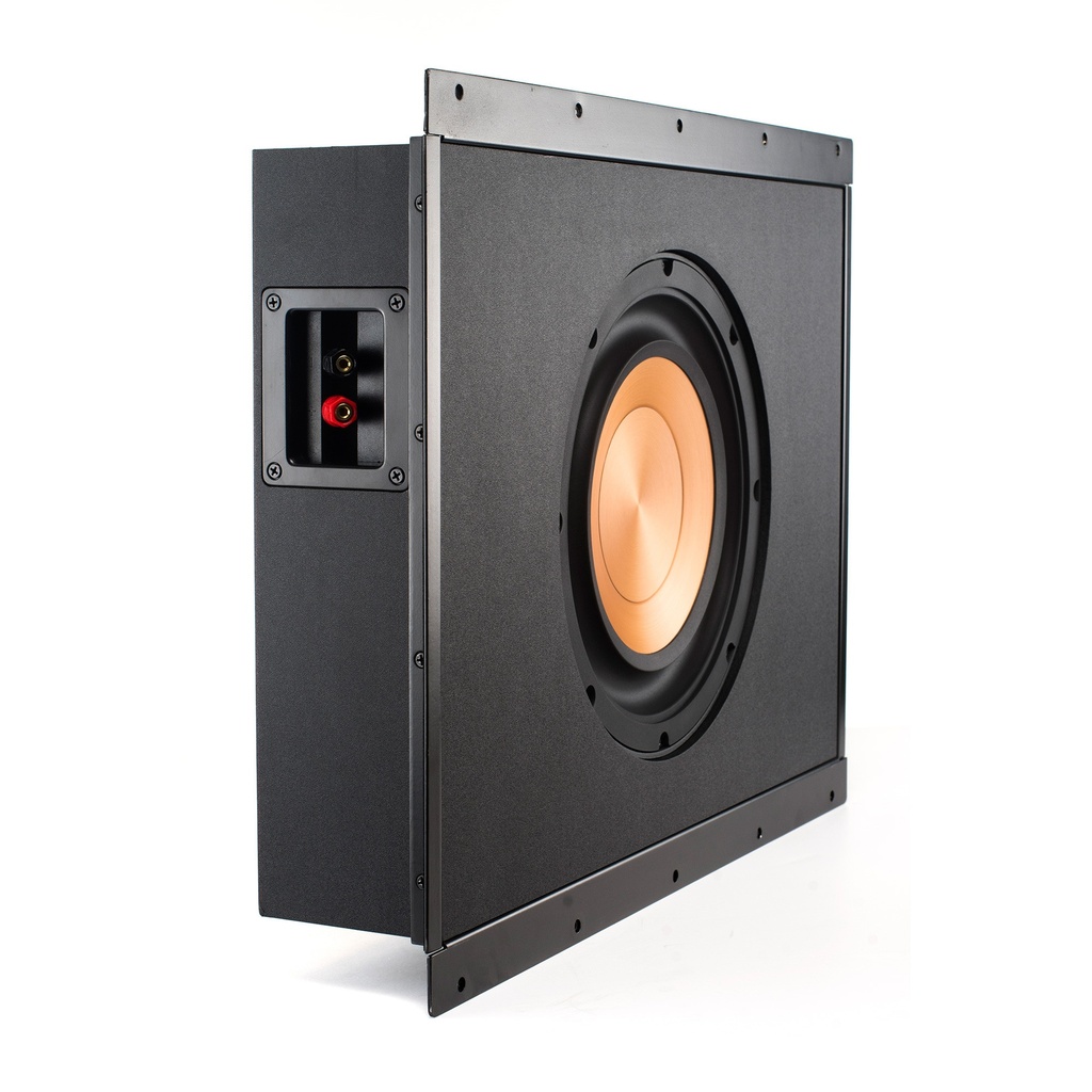 Klipsch PRO-1000SW in-wall subwoofer delivers room filling low frequencies with a 10” Cerametallic™ Woofer-White(Pcs)