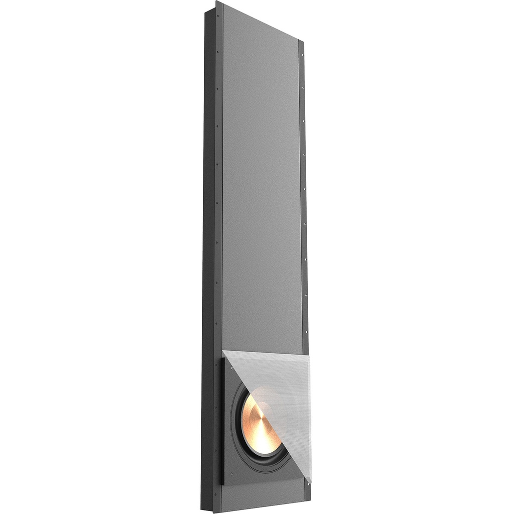 Klipsch PRO-1200SW in-wall subwoofer, sits perfectly between two studs long before the drywall goes up. A 12” Cerametallic™ Woofer delivers premium low frequencies-White(Pcs)