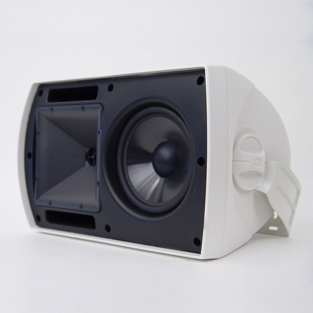 Klipsch the AW-650 outdoors, uses Klipsch-proprietary technology to bring a full sound to life - outdoors-White/Black(Pair)